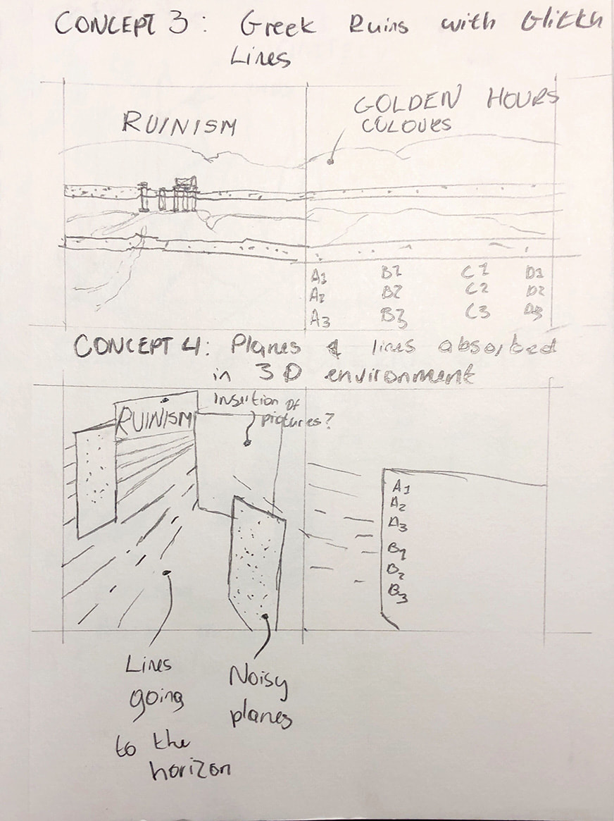 Iteration 1: Early Sketches of concepts