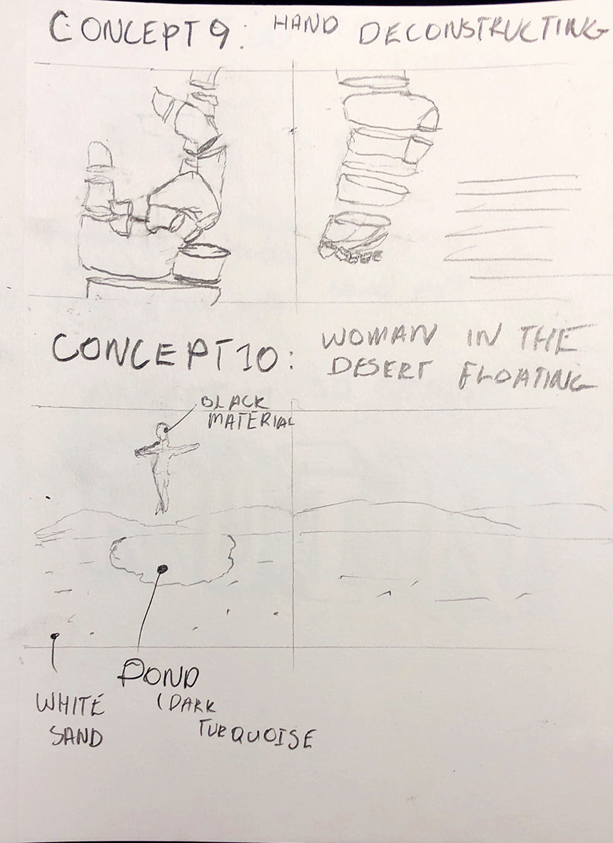 Iteration 1: Early Sketches of concepts